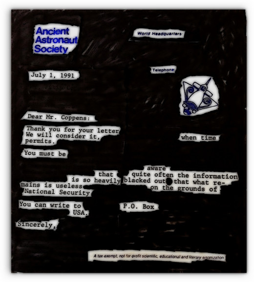 An Experiment with Google and Blackout Poetry Channelling Philip Coppens