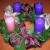 We light the candle(s) on the Advent ring at dinner each night. We light the candle(s) on the Advent ring at dinner each night.