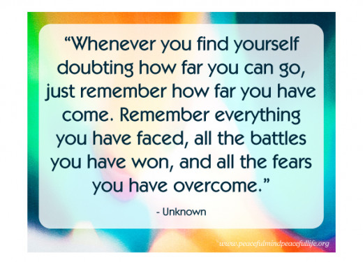My reminder to keep going