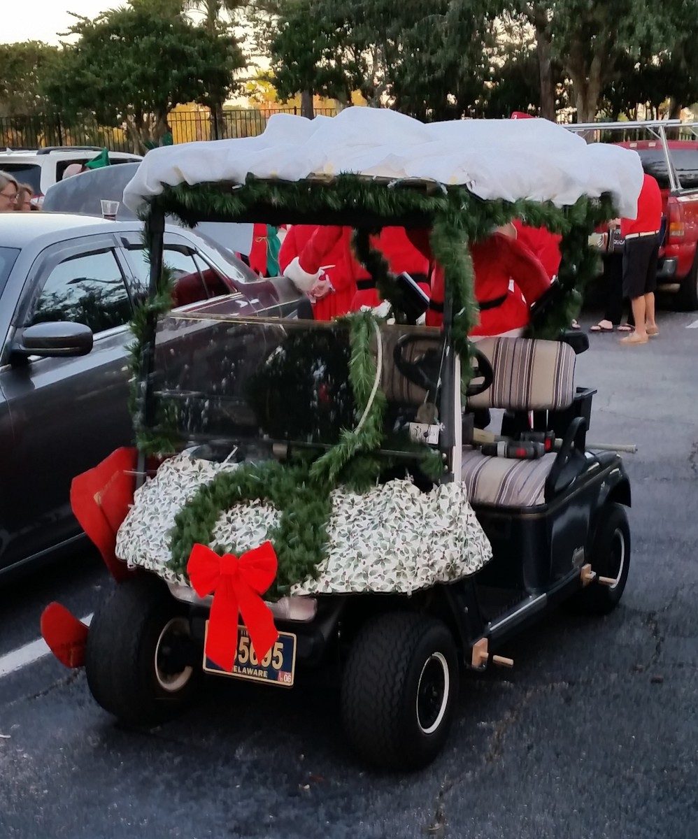 How to Decorate a Golf  Cart  for Christmas  Holidappy