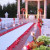 Set the mood of love and romance with rose petals on your aisle runner.