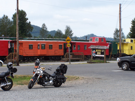 The train arrives