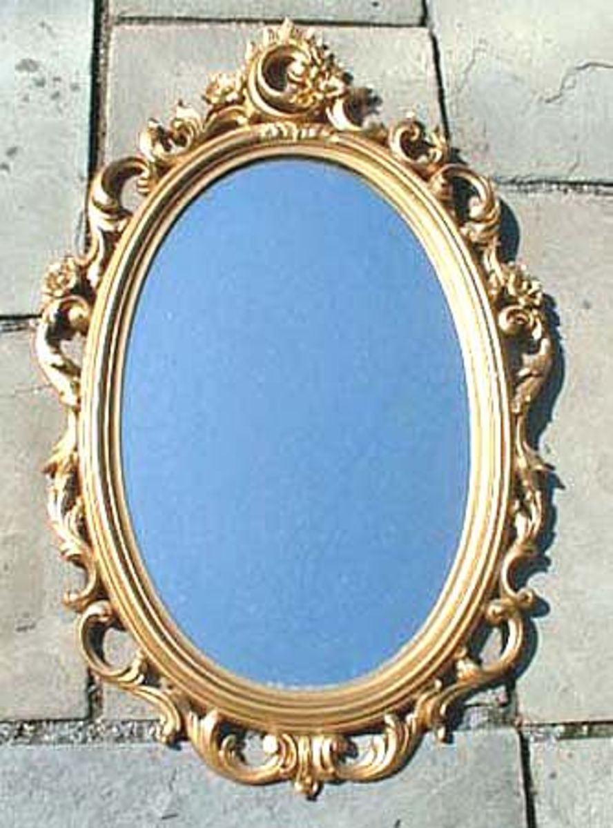 Vintage Antique Mirror 10