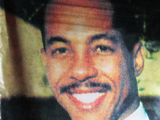 Photo of Gladys Knight's son Jimmy, now deceased. A tribute was given in his memory during the show.