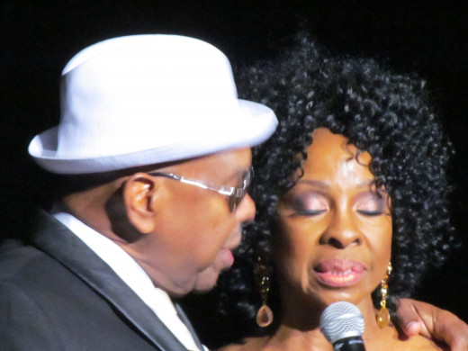 Bubba, Gladys' brother joined her on stage as he performed "Uptown Funk You Up." Bubba, was outstanding.