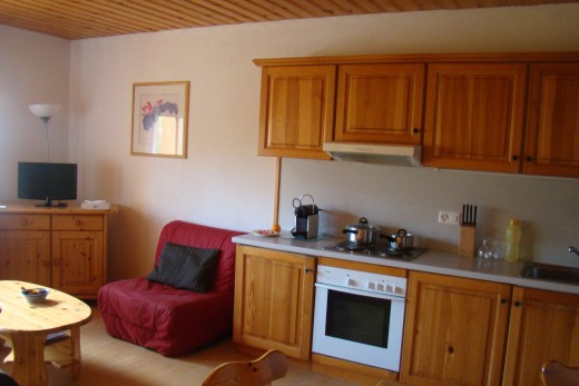Our well equipped unit at Castel Club, Leysin