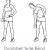 This requires weights, dumbbells or plates. Focus on the action of bending and straightening back up. Don't use your arms and shoulders to lift the weight.