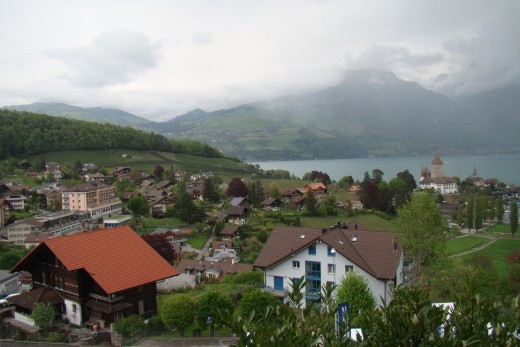 View of Interlaken from the top