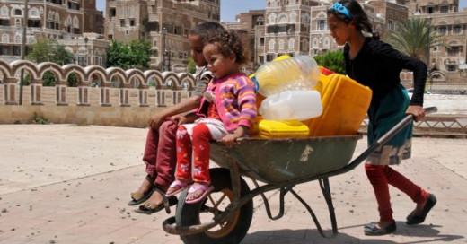Children and Water Crisis in Yemen