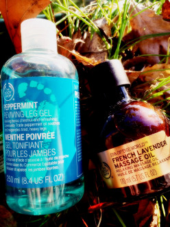 Pamper your tired feet after the holidays with soothing products from The Body Shop