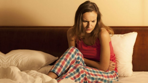 Ovarian cysts can be a cause of pain.
