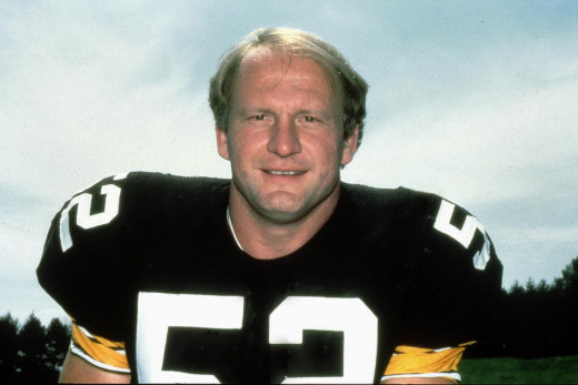 Mike Webster,; Center for the Pittsburgh Steelers