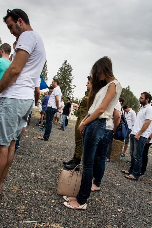 In memorial, the Israeli way.