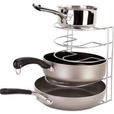 Grayline pots and pans organizer, Bed Bath and Beyond 