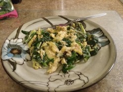 Scrambled Eggs and Greens
