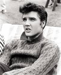 Elvis With Black Hair