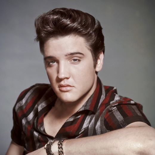 Elvis Presley in an Early Publicity Photo