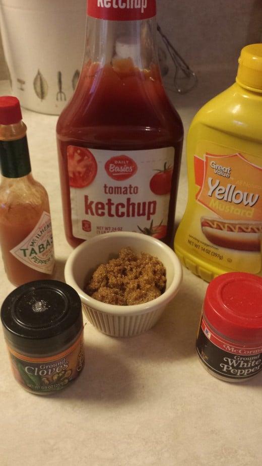 Gather together all of the ingredients on the ingredient list.