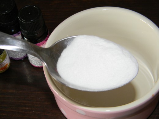 Put Baking Soda into your bowl
