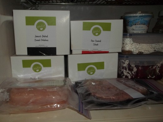 Each Meal come in an individual box, so you don't even have to search for the ingredients in your refrigerator!
