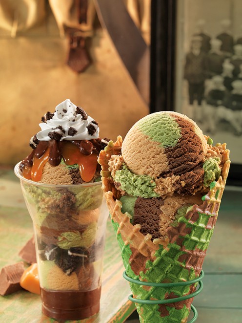 First Class Camouflage ice cream