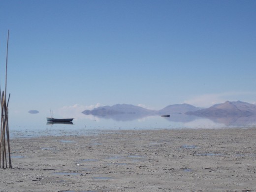 Photo of Lake Poopó in 2006