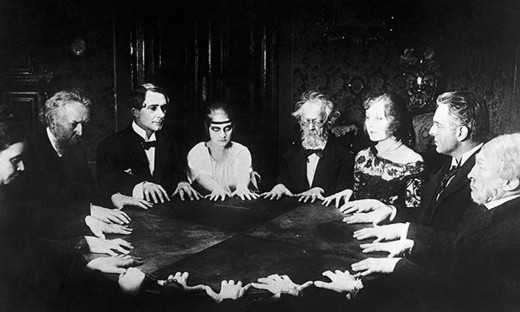 Are spiritualists contacting the dead or a record of the past?
