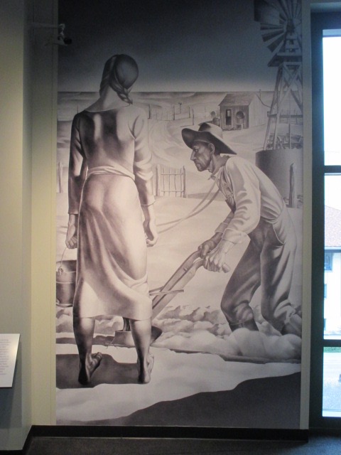 Tom Lea painting