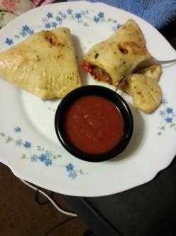 Homemade Sausage Calzones