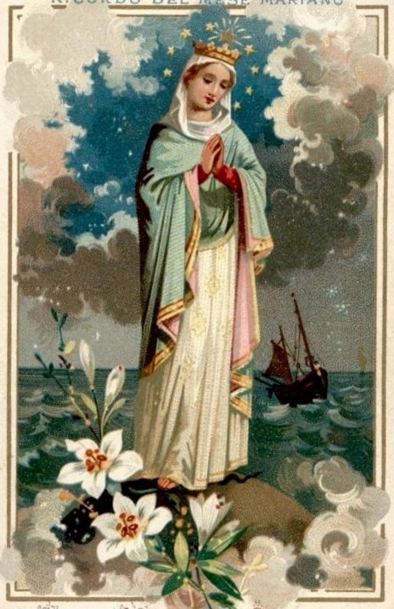 A Virgem Maria em seu papel de "Estrela do Mar", protetora dos marítimos