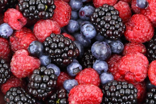 You can find antioxidants in berries