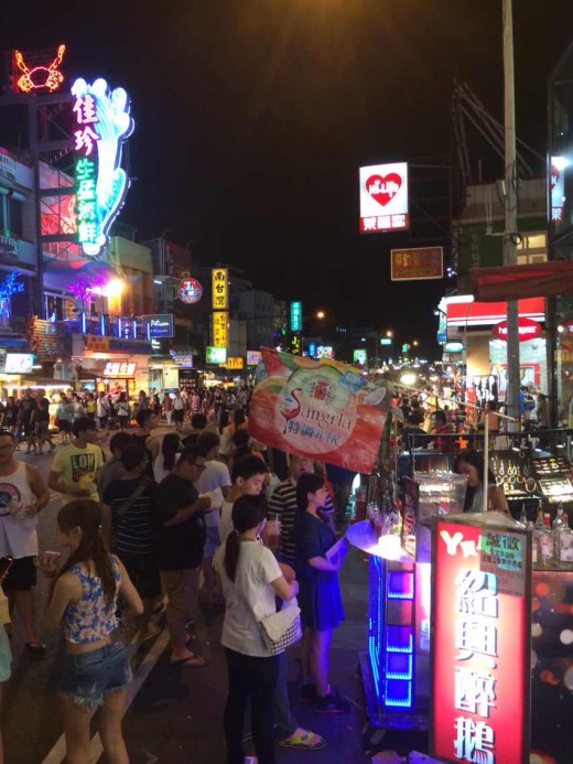Night market, China