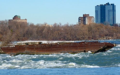 The Mysterious Barge In Niagara Falls The Mysterious Barge In Niagara Falls