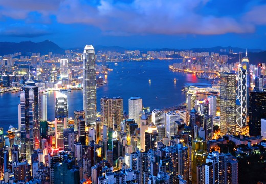 Hong Kong Island. So shiny and pretty!