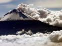 Mighty, 17,000 foot Popocatepetl Volcano provides water for Las Estacas.