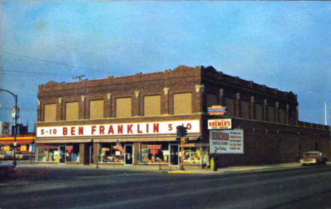 Kremer's Ben Franklin 5 & Dime Store.  1960. They had a fountain with the best Barbeque sandiwches in the world.