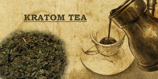 Kratom powder can be made into tea