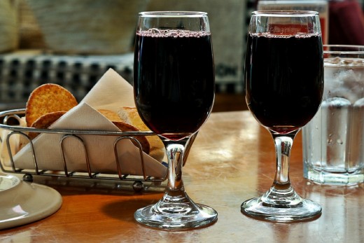 Red wine and other alcoholic drinks can trigger a Rosacea flare up