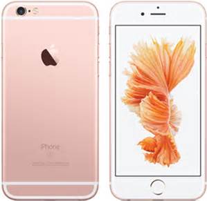 This is a picture of an iPhone 6s in the new colour Rose Gold