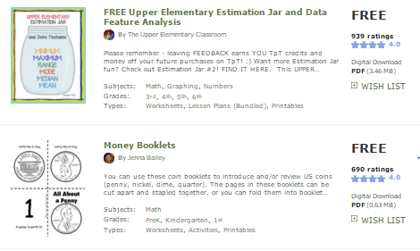 Look up any skill and find free resources made by teachers!