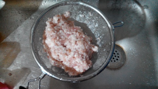 wash meat