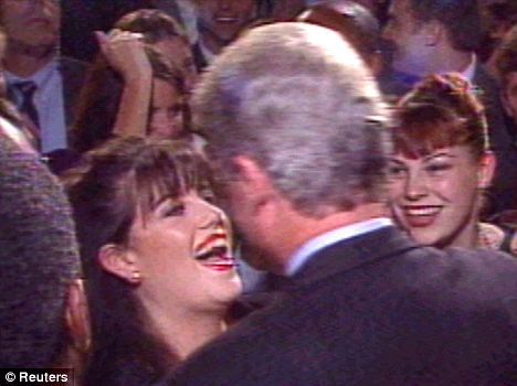 Monica Lewinsky and President Bill Clinton