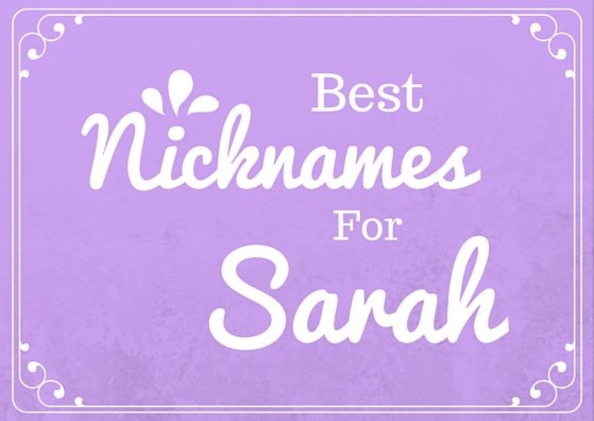 Best Nicknames For Sarah Wehavekids