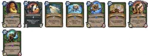 Hunter class specific cards