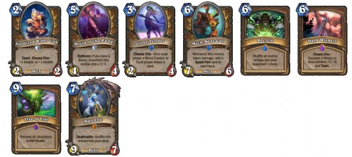 Druid class specific cards