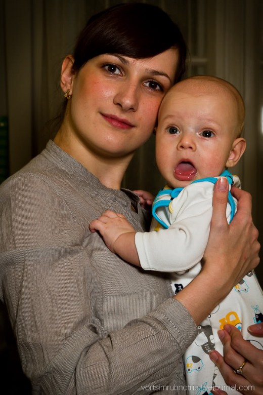 Mother And Child Who Depend On Children's Centres.