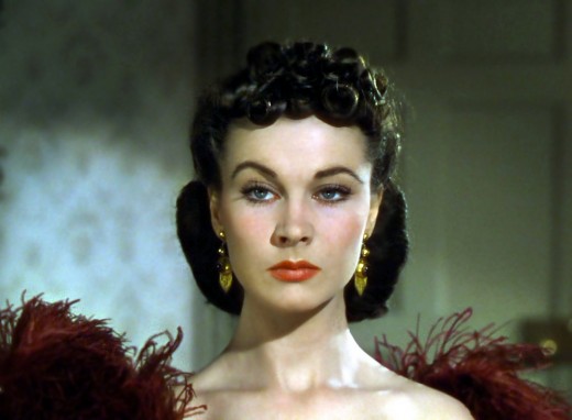 Vivian Leigh as Scarlett O'Hara in Gone With The Wind
