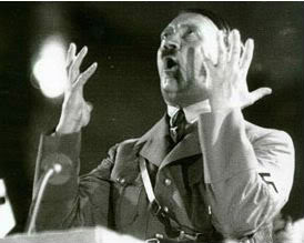 Adolf Hitler at the height of his power.