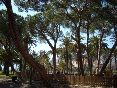 The gardens of the Municipality of Ventimiglia, created in 1906 by Ludovico Winter 