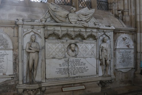 Memorial to John Graves Simcoe in Exeter Cathedral